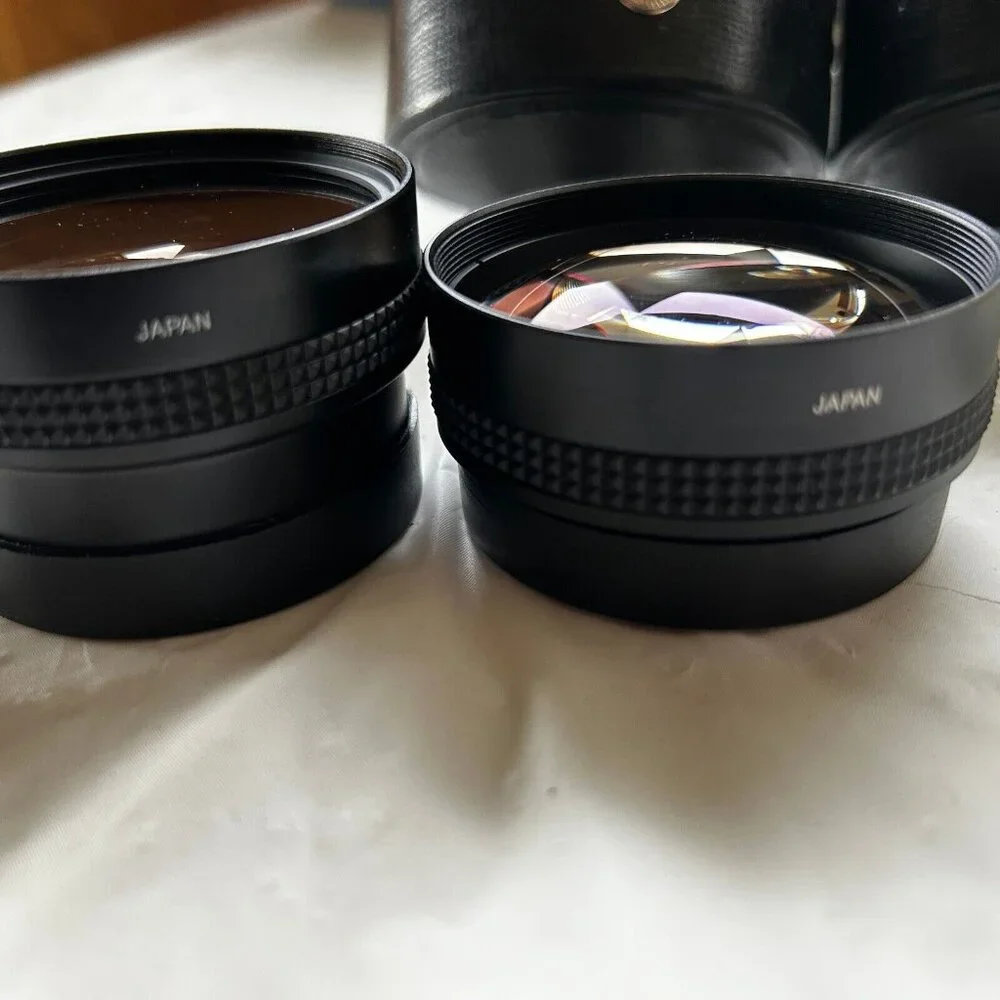 2 Panasonic camera lenses Wide Conversion Lens and Tele conversion lens